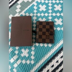 Louis Vuitton Damier Ebene Mini Agenda. Full Inclusion